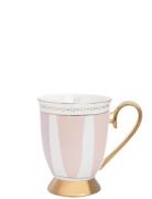 Mug - Strisce Rosa Home Tableware Cups & Mugs Tea Cups Pink Hilke Coll...