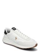 Train 89 Suede-Paneled Sneaker Låga Sneakers White Polo Ralph Lauren