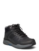 Mens Relaxed Fit Benago - Treno Snörade Stövlar Black Skechers