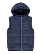 Levi's® Essentials Puffer Vest Fodrad Väst Blue Levi's