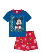 Pyjama Pyjamas Set Blue Mickey Mouse