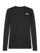 The North Face W L/S Simple Dome Tee Svart