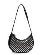 Mango Studded Shoulder Bag Svart