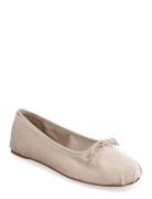 Mango Ballerina Skor Badskor With Velvet Bow Beige