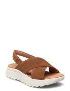 Dashlite Wish D Platta Sandaler Brown Clarks