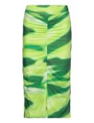 Mela Dini Skirt Knälång Kjol Green Bzr