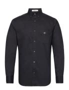 GANT Reg Classic Poplin Shirt Svart