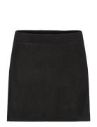 Mango Knitted Miniskirt Svart