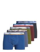 Jacwayne Solid Trunks 5 Pack Boxerkalsonger Blue Jack & J S