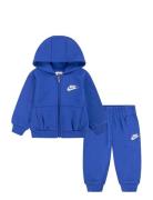 Nike Full-Zip Club Set Sets Tracksuits Blue Nike