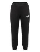 PUMA Puma Power Colorblock Sweatpants Fl Cl B Svart