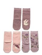 Sock 3 P Sg Romantic Forest Sockor Strumpor Pink Lindex