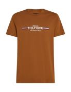 Tommy Hilfiger Hilfiger Chest Stripe Tee Brun