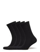 Lindex Sock Plain 4 Pack Svart