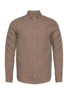 Mos Mosh Gallery Mmgtheo Linen Shirt Brun