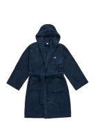 Archive Shield Terry Kids Robe Morgonrock Badrock Navy GANT