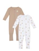 Name It Nbnnightsuit 2P Zip Ff Oxford Bear Noos Multi/patterned