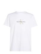 Calvin Klein Jeans Distressed Monologo Tee Vit