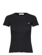 Folies Mini Patch Coeur/ Gots Tops T-shirts & Tops Short-sleeved Black...