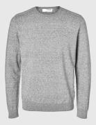 Selected Homme Slhberg Crew Neck B Grå