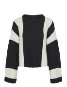 Vmgigi Ls O-Neck Pullover Lcs Rep Tops Knitwear Jumpers Black Vero Mod...