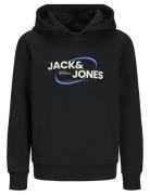 Jack & J S Jcoray Branding Sweat Hood Fst Jnr Svart