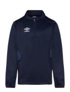 Umbro Liga Halfzip Jr Marinblå