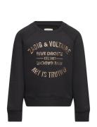 Sweatshirt Tops Sweat-shirts & Hoodies Sweat-shirts Black Zadig & Volt...