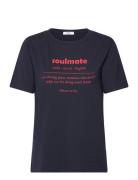 Coster Copenhagen Cc Heart Soulmate T-Shirt - Mid Sleeve Marinblå