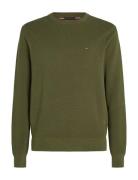 Tommy Hilfiger Essential Structure Crew Neck Grön