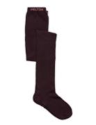 Melton Cotton Socks - Anti-Slip Lila