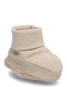 Lindex Footies Rib Newborn Beige