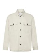 Lindbergh Heavy Twill Overshirt Kräm