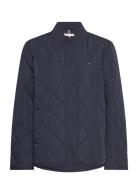 Lw Quilted Bomber Jacket Kviltad Jacka Navy Tommy Hilfiger