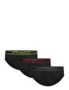 Emporio Armani Men's Knit 3-Pack Brief Svart