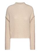 Vero Moda Vmnewcream Ls Funnelneck Pullover Boo Beige