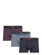 Emporio Armani Men's Knit 3-Pack Trunk Blå