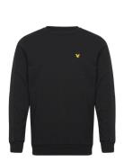 Tape Crew Neck Sport Sweat-shirts & Hoodies Sweat-shirts Black Lyle & ...