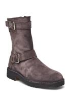 Trotter Shoes Boots Ankle Boots Ankle Boots Flat Heel Grey Billi Bi