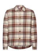 Knowledge Cotton Apparel Organic Cotton Flannel Overshirt Go Brun