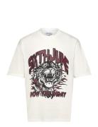 SIXTH JUNE Vintage Tiger Print Ss Tshirt Vit