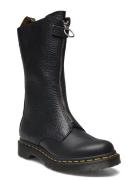 Dr. Martens 1B99 Frnt Zip Black Wanama+Milled Nappa Svart