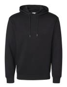 Selected Homme Slhemanuel Soft Hood Sweat Noos Svart