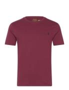 Polo Ralph Lauren Custom Slim Fit Jersey Crewneck T-Shirt Röd