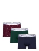 Classic Stretch-Cotton Trunk 3-Pack Boxerkalsonger Green Polo Ralph La...