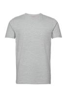 Lindbergh Mens Stretch Crew Neck Tee S/S Grå