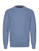 Polo Ralph Lauren Textured Cotton Crewneck Sweater Blå