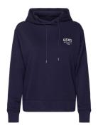 GANT Small Graphic Hoodie Marinblå