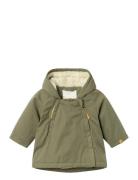 Lil'Atelier Nbmgodo Padded Loose Jacket Fo Lil Khaki Green