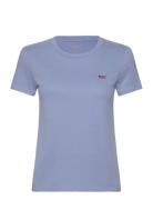 LEVI´S Women Perfect Tee Forever Blue Cotto Blå